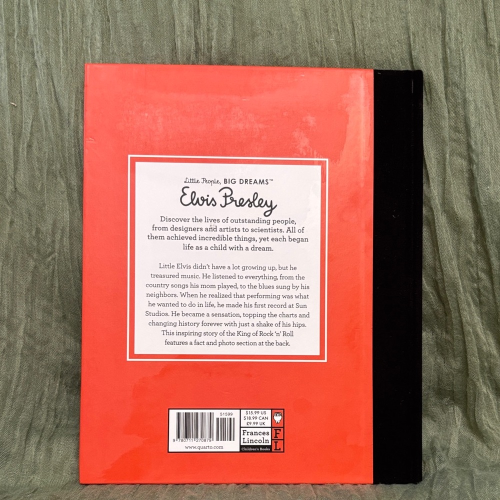 Little People Big Dreams Elvis Presley Children's Book - Picture 4 of 6